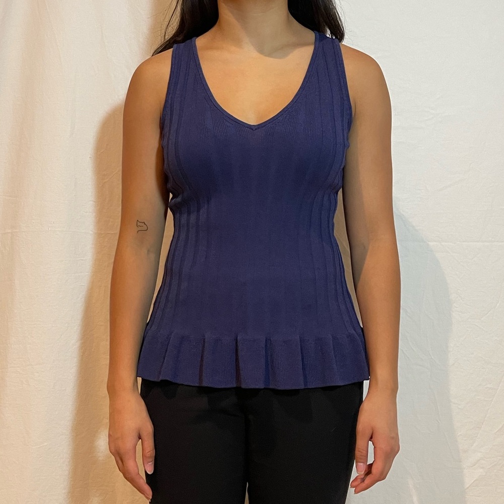 Ann Taylor Dressy Knit Sleeveless Tank Top Size XS